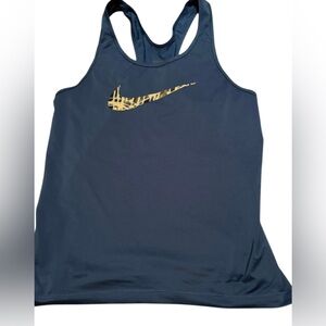 Nike Women's Blue Tank Top medium